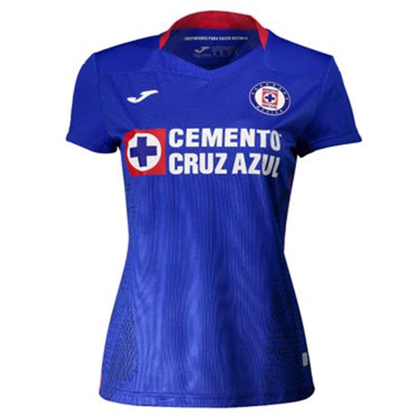 Camiseta Cruz Azul Replica Primera Ropa Mujer 2020/21 Azul